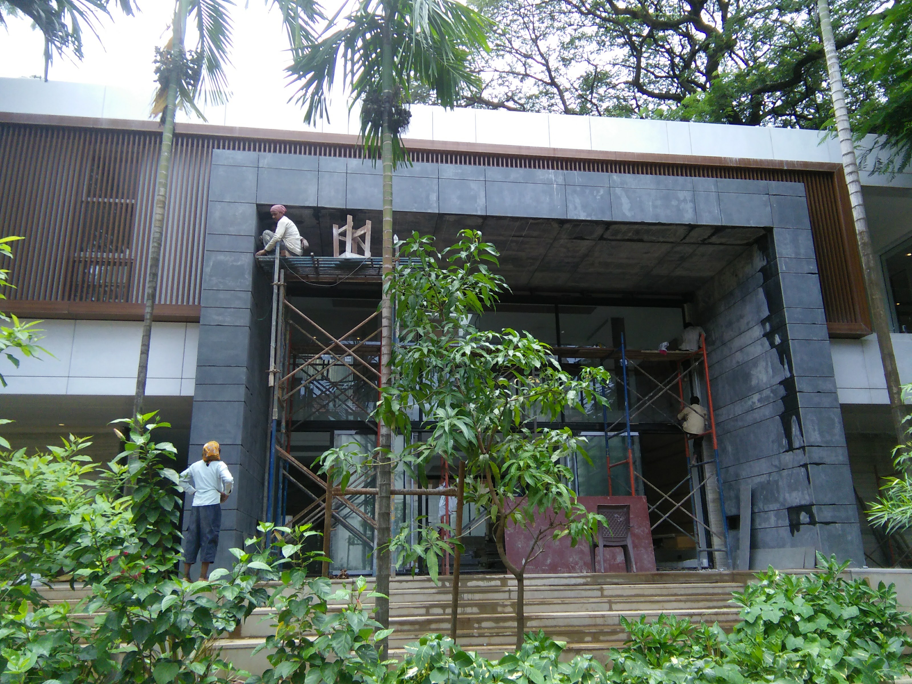 Modern building facade in Mumbai